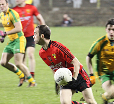 arge against the Donegal defence.