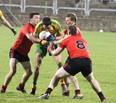 Down struggled in the second half to keep Donegal at bay.  