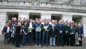 The Ulster U-21 Champions -Bryansford GAC at Stormont. 