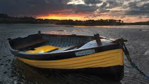 A beautiful sunset over Strangford Lough.
