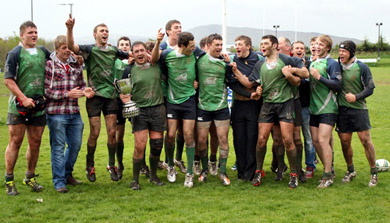 The Hinch 3's who lifted the     Cup.