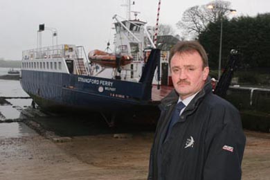 Ards Councillor Joe Boyle has expressed his concern that both ferries were not used during the two busy holiday weekend periods this year so far.