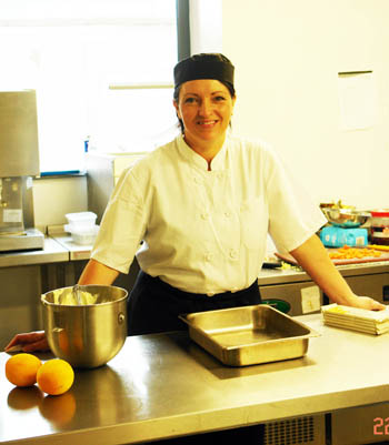 Annette Grant retrains to be a chef. 
