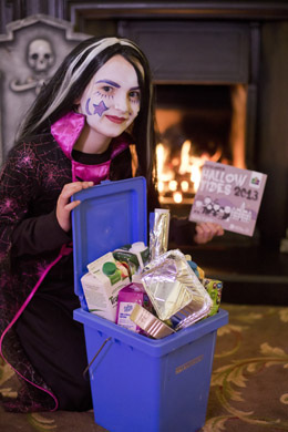 Reminding us to reduce, re-use and recycle and to be careful ‘witch’ bin to recycle our cartons and foil in is Caoimhe Galbraith (9) from P6 at Our Lady and St Patrick’s Primary School, Downpatrick