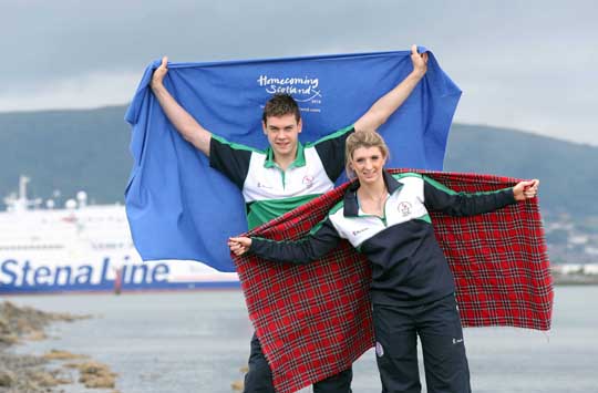 Bethanu Forth from Seaforde and Curtis Coulter from Newtownards  