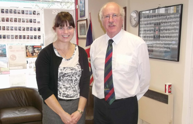 C District area commander Gillian West with Strangford MP Jim Shannon.