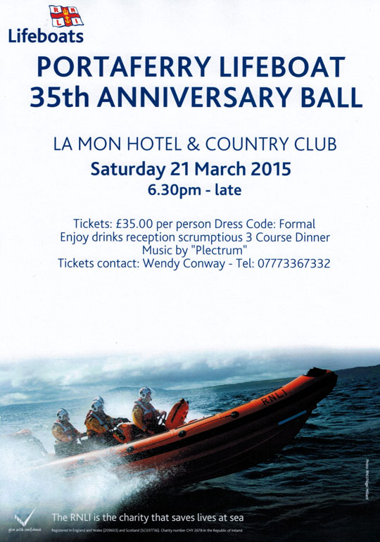 rnli portaferry 35th Anniversary Ball