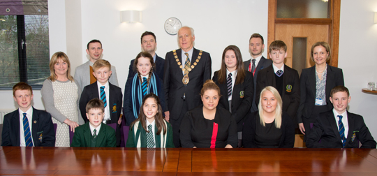 To celebrate Global Entrepreneurship Week, pupils from Priory Integrated College, Bangor Academy, Bangor Grammar, Rockport, Nendrum College, and SERC had the opportunity to learn about entrepreneurship at a special event organised by SIGNAL Centre of Business Excellence on Friday 20 November 2015. ..Pupils from across Ards and North Down attended the event to learn about the importance of entrepreneurship to the economy and to be inspired by local successful entrepreneur and Shredbank founder, Philip Bain. Many leading support agencies also took part in the event including Young Enterprise NI, Princeâs Trust, UnLtd, NDDO, and Ards Business Centre to provide information on the range of support available for young people wishing to start a business. ..Students were also able to compete in a mini âDragonâs Denâ competition to develop and pitch their idea to a panel of industry experts. . .Karine McGuckin, Economic Development Manager at SIGNAL, Ards and North Down Borough Council, states..âToday was all about celebrating Global Entrepreneurship Week by learning about the importance of enterprise to our local economy...After hearing the variety and range of innovative business ideas produced by the students we believe that with the right support and encouragement many could develop and pursue a career in businessâ. ..SIGNAL Centre of Business Excellence, is dedicated to local business needs and, over the years, has provided a valuable resource of Business Support to local businesses in the area. To find out more about the range of business support services that SIGNAL, Centre of Business Excellence offers, contact 028 9147 3788, or visit www.signalni.com...END.