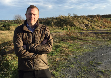 South Down ML:A Chris Hazzard expresses concern over unfinished building sites. 