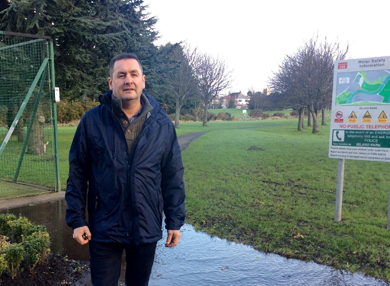 Cllr Willie Clarke has reported on the progress of the case for improvements to the flood alleviation scheme in Newcastle. 