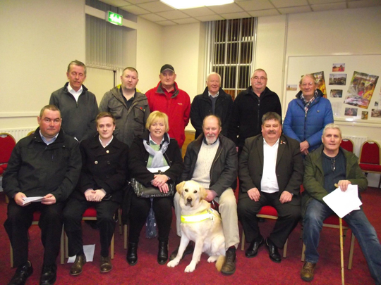 The organising committee of the Killyleagh commemoration event.