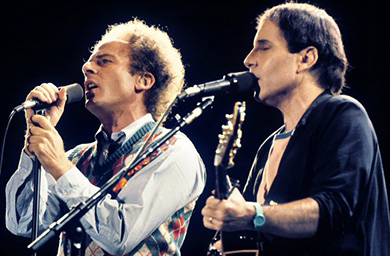 Legends Simon and Garfunkel.