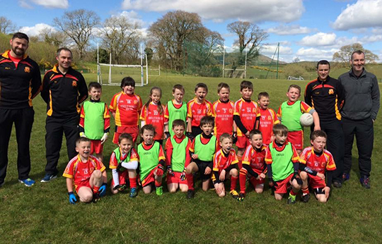 The St John's U-8 team.