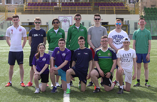 SERC students pictured in Malta.