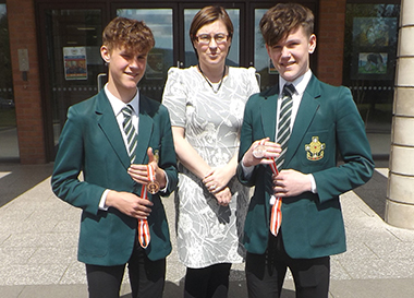 St Malachy’s High School performs well in track and field event.