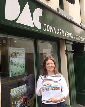 Join Naomi Whan in an arts and craft workshop at Down Arts Centre in Downpatrick.