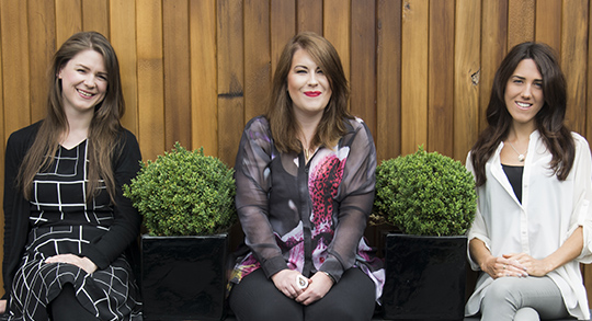 Shortlisted for three gongs: Jolene Kelly, Digital Marketing and Comms Consultant; Riki Neill, Director and Jill McLernon PR and Comms Consultant.