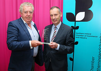 Brian McConville (MJM Group) and Nick Coburn (NI Chamber).