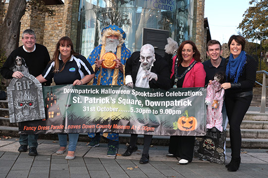 The Downpatrick Community Collective with help from Newry Mourne and Down District Council, Arts Council NI and the NIHE is all set to launch its 2016 Halloween event on Monday 31 October.