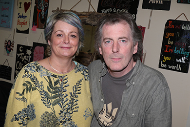 Ailish and Manus Teague who set uop Life Changes Changes Lives have expressed their concern about the need to find another premises by March 2017 when the Social Enterprise Hub closes.