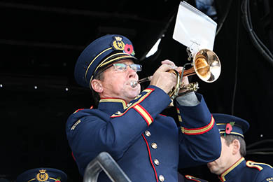 The last post and reveille was played by bugler George McKee Kilkeel Silver Band at the Newry, Mourne and Down District Council Battle of the Somme Centenary Commemorative Service in Newcastle.