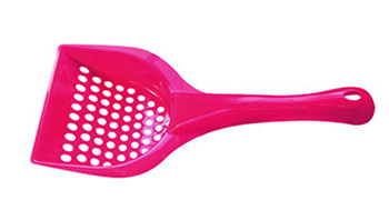 Use a poop scoop to clean up after your dog.