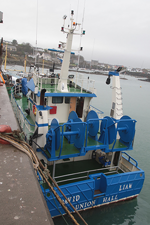 A stern view of the David Liam.